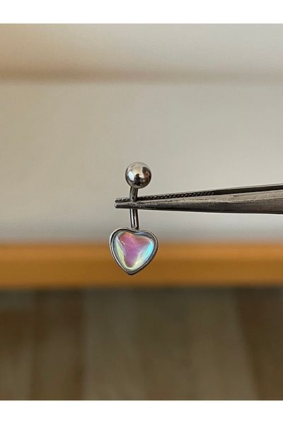 Rupen Kraft 316 l surgical steel heart detailed belly piercing