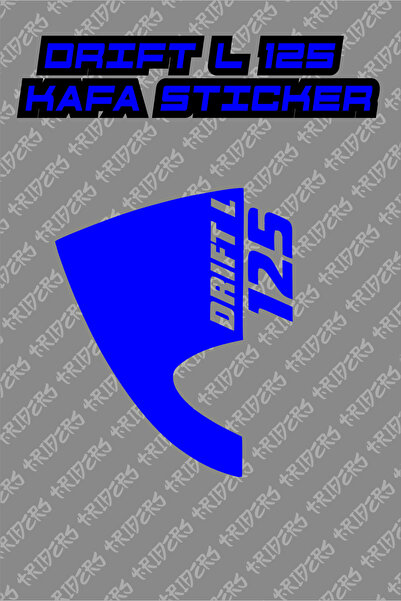 TRİDERS ملصق مونديال دريفت L 125 للرأس