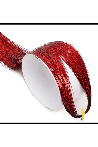 AresTokaAksesuar Tinsel Hair Silvery Luminous Color Hair Accessory