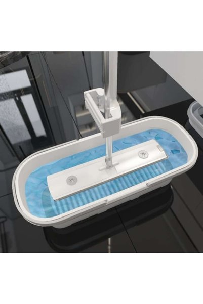 FOXMAG24 Bazin pliabil dreptunghiular portabil, capacitate 8L, alb/gri
