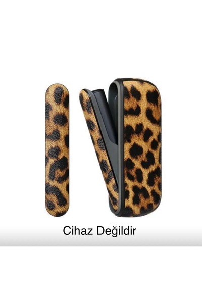 Zigver Iqos Iluma Leopar Kılıf Seti Yellow(TEREA ILE ÇALIŞAN CİHAZA UYUMLUDUR)