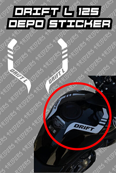 TRİDERS Drift L 125 Depo Şerit Sticker Kaplama