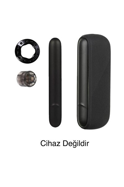 Zigver Iqos Iluma Modeli Için 3’lü Silikon Kılıf Seti Black(TEREA ILE ÇALIŞAN...