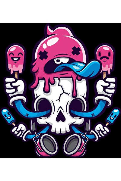 Reysa Tasarım ملصق الشفاه 10x10 سم ملصق ملون