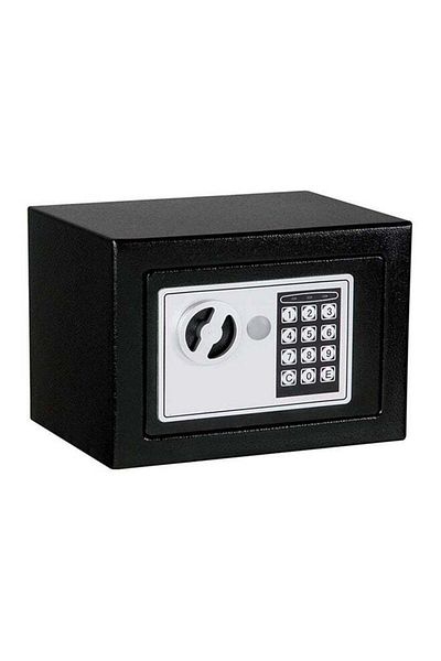 Generic Digital Electronic Safe Black/Silver 22x17x17 cm