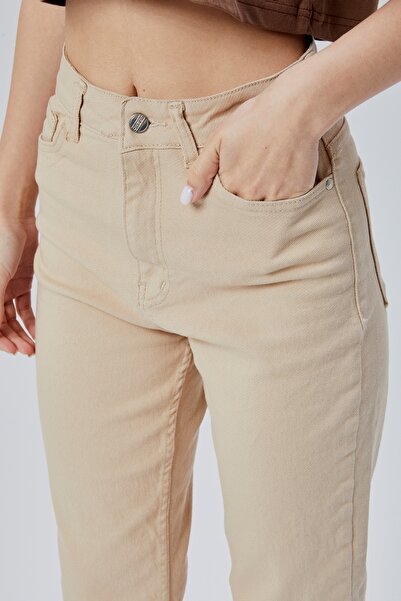 geenz manifacture Accordion High Waist Lycra Mom Jeans Skinny Leg Jeans