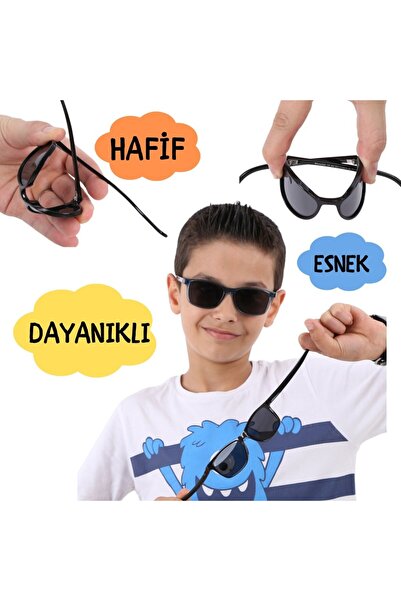 Bizzarini Bz1402 C2020 Polarize Çocuk Güneş Gözlüğü 6-12 Yaş