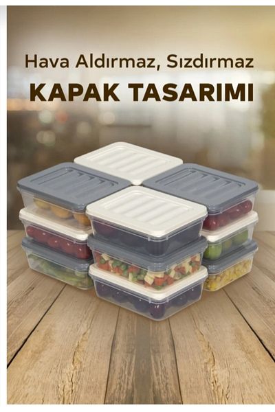 VİZYON Picnic Storage Container Refrigerator Organizer Icebox Organizer Storage Container