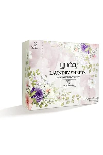 OEM Laundry Detergent Napkin Type 40 Pieces – 80 Washes, Easy to Use, Jasmine and Lily of the Valley Fragrance