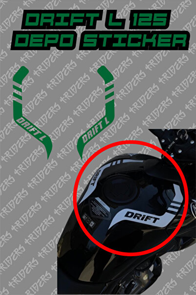 TRİDERS غطاء لاصق لشريط المستودع Drift L 125