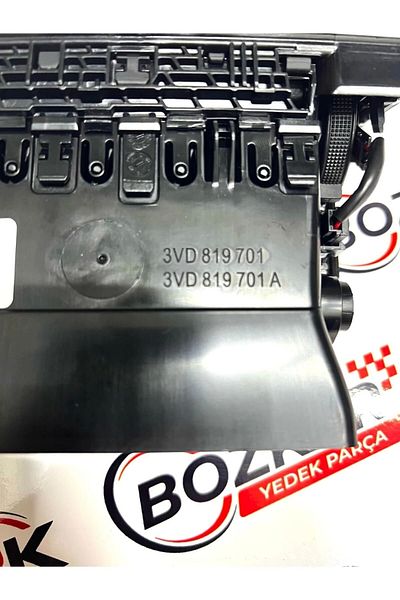 BOZKAR Skoda Super B 2015>> Left Ventilation Grille - 3V0819701C Gta