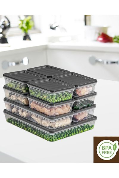 VİZYON Refrigerator Organizer Set Refrigerator Organizer Icebox Storage Container