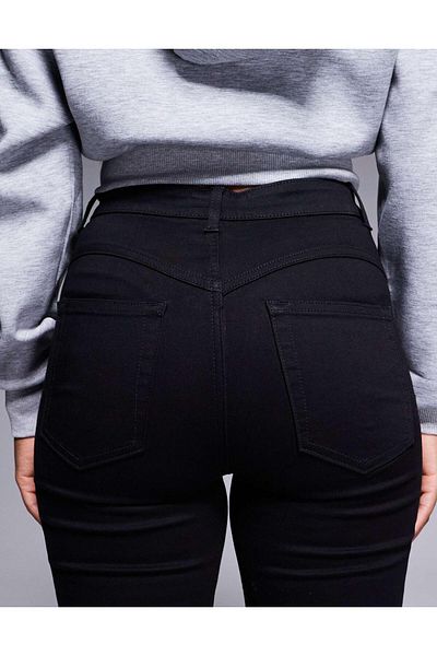 geenz manifacture Pantaloni de blugi spanioli cu talie înaltă din Lycra