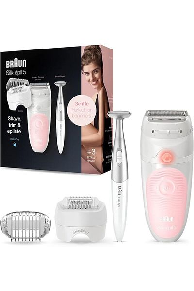 Braun Ses 5820,Braun - Silk Epil Ses 5820 Wet & Dry Epilator + 3 Extras
