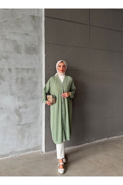Aranlı tekstil Buttoned Standard Size Oversize Cap/Tunic