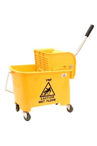Generic YNF Cleaning Bucket with Mop Yellow/Black