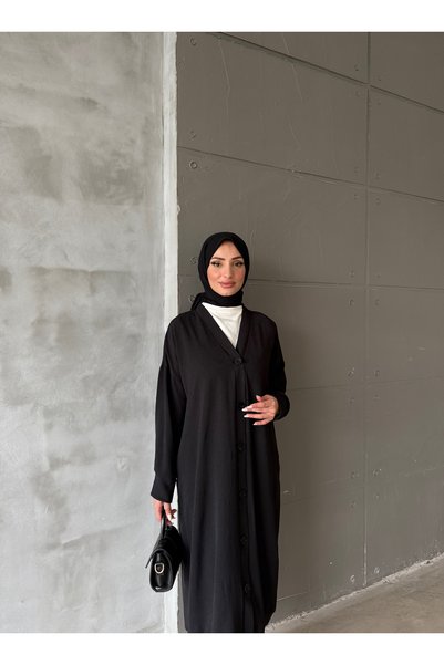 hacer ayaydın Buttoned Standard Size Oversize Cap/Tunic