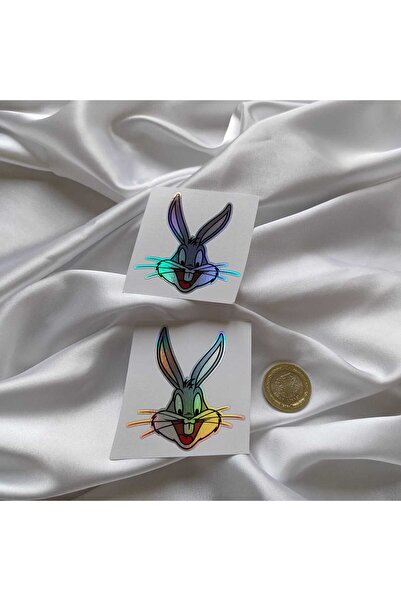 CEBECİOTO TAVŞAN HOLOGRAM STİCKER 2 ADET