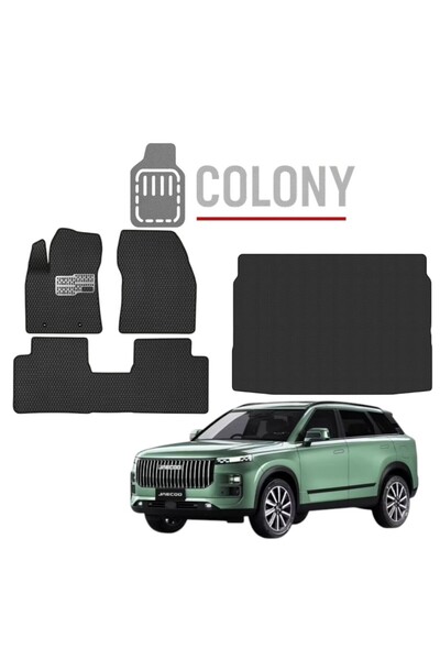 COLONY Jaecoo 7 4x2 Hücreli Premium Eva Paspas Set & Bagaj Havuz Tam Set