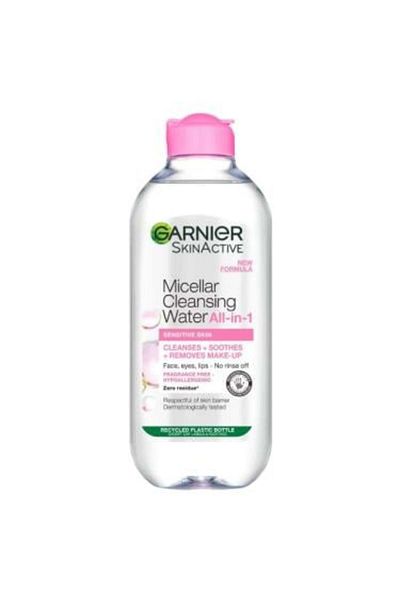 Garnier منظف ماء ميسيلار للبشرة الحساسة بدون عطر من غارنييه، 400 مل