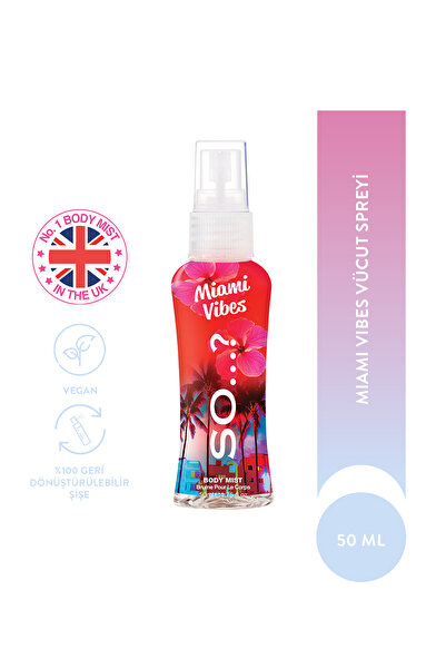 So Fragrance So…? Summer Escapes Miami Vibes Vücut Spreyi 50ml