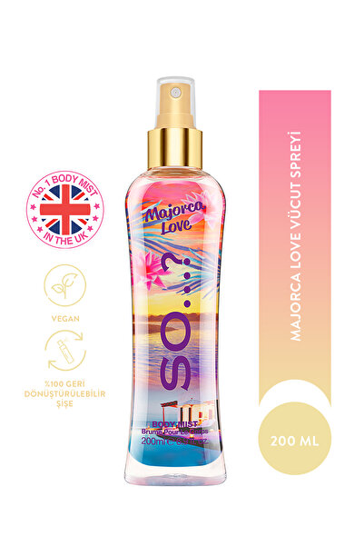 So Fragrance So…? Summer Escapes Majorca Love Vücut Spreyi 200 ml