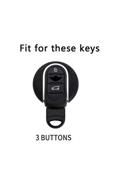 GMA KEYS Mini Cooper Countryman Nano Key Case Cover Red Gold Gold Color