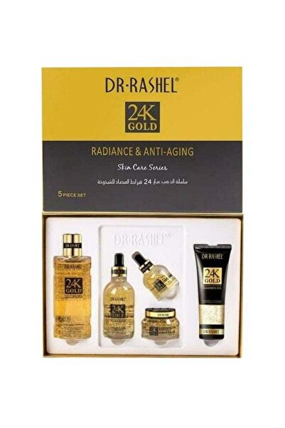 DR.RASHEL سلسلة العناية بالبشرة بذهب عيار 24 قيراطًا لإشراقة البشرة ومقاومة ا...