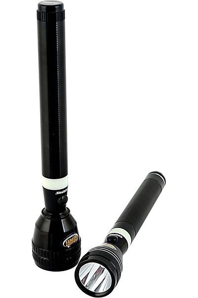 Geepas Rechargeable LED Flashlight Set 2Pc 3W GFL4637