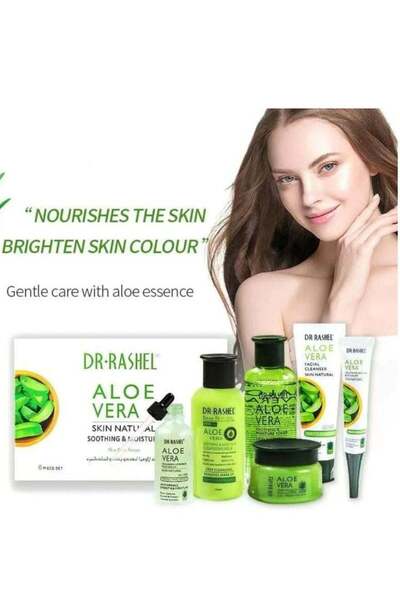 DR.RASHEL سلسلة العناية بالبشرة بخلاصة الصبار المهدئة والمرطبة