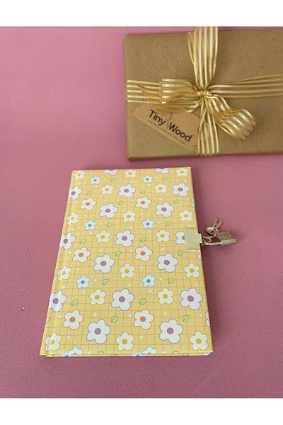 KESKİN COLOR Lockable Diary and Journal – 14X20 Cm, 80 Sheets (Assorted Cover Patterns)