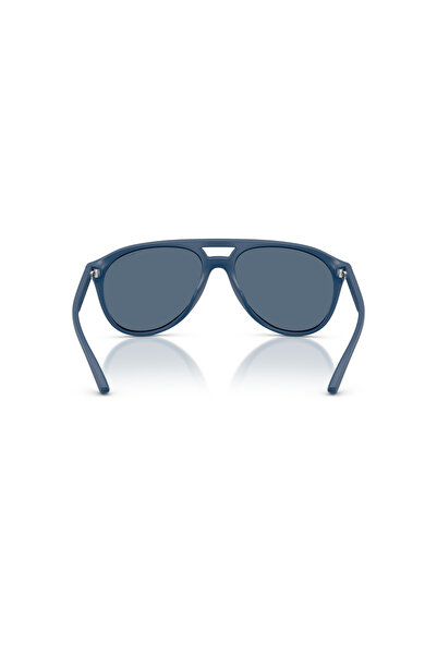 Armani Exchange Man Pilot Sunglasses- Ax 4156su - Lense Size:59mm - Matte Dark Blue