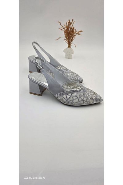Aylam ayakkabı Evening Shoes - Gray - Wedge