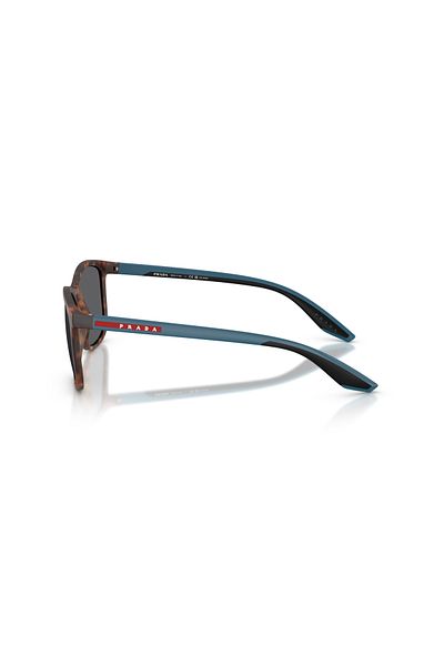 Prada Linea Rossa model S;PRADA LINEA ROSSA;A08S, 56, U61, 144 Acetate Gray Square for Male