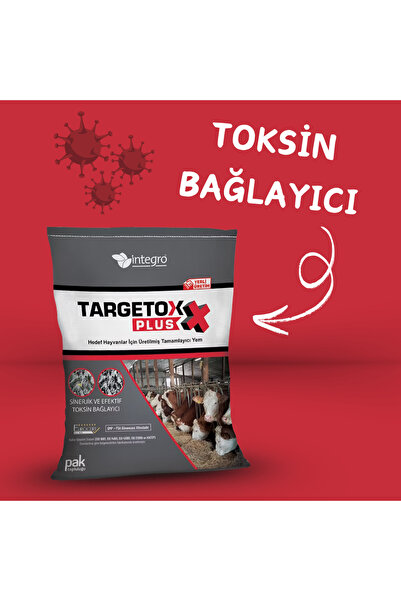 İntegro Pakmaya Targetox Plus Toksin Bağlayıcı 25 Kg. Silaj ve Yem Zehirlenmesini Önleyin