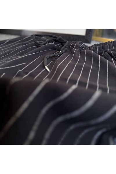 Risil-Nu Company New Season Premium Crepe Fabric Line Λεπτομερές Unisex σορτς
