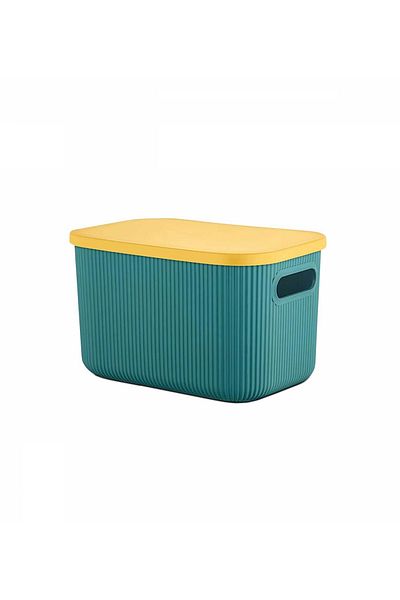 HOMİNG Multi-Purpose Organizer Box with Lid -box-jewelry Makeup Bathroom Kitchen Organizer Org-2013