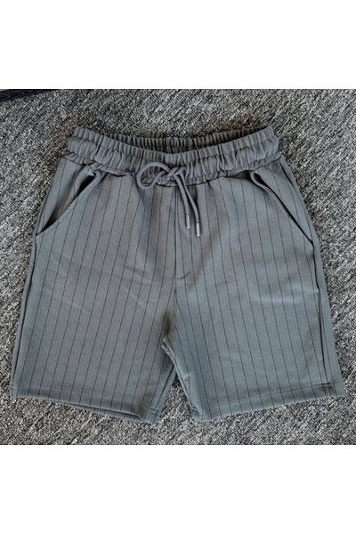 NewCabin New Season Premium Crepe Fabric Line Λεπτομερές Unisex σορτς