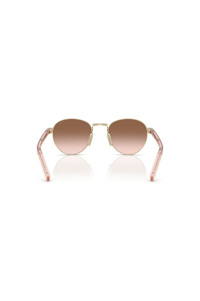 Prada Women Phantos Sunglasses- Pr B52s - Lense Size:49mm - Pale Gold