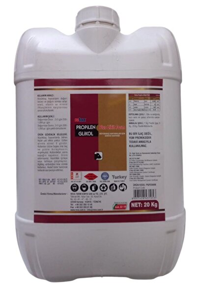 REVA Retox Propilen Glikol Plus 20 KG Bidon