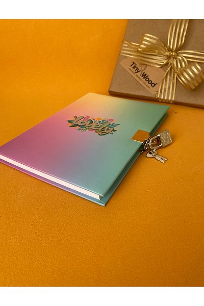 KESKİN COLOR Lockable Diary and Journal – 14X20 Cm, 80 Sheets (Assorted Cover Patterns)
