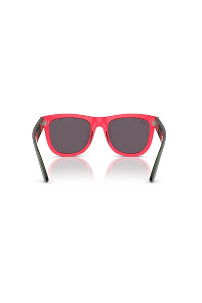 Ray-Ban Ray Ban Unisex Square Sunglasses- Rb R0502s - Lense Size:50mm - Transparent Red