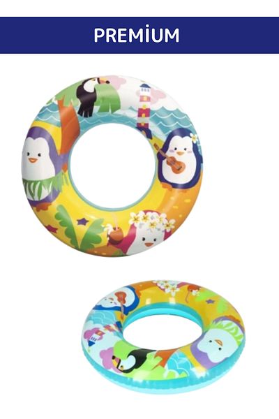 HOBİ CONDİ New Premium Special Series 80 kg 176 Lbs Children 3-6 Years Old 51 cm Cute Animals Patterned Sea Pool Bagel