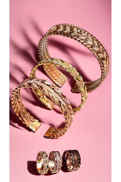 gulflower nude 100% Pure Copper Bracelet Set