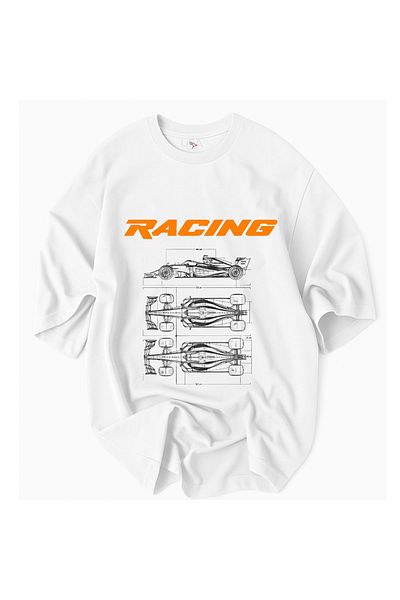JDM Racing Formula Τεχνικό Σχέδιο Σχέδιο RACING 100% βαμβακερό μπλουζάκι Premium
