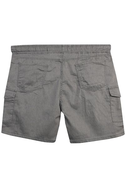 tambattal Plus Size Cargo Pocket Lycra Lace-Up Denim Shorts (Wide Comfortable Fit)