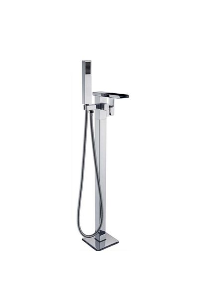 Blackswan Design Baterie cada Free standing, Blackswan, Tip Cascada cu LED M63, model crom lucios, dimensiune 98 cm