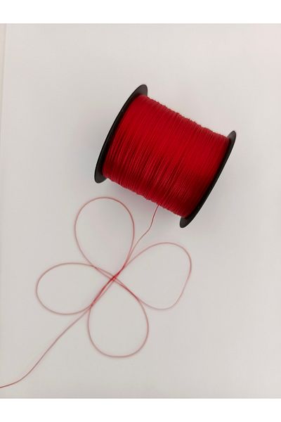 Eskişehir hobi sanat 300 Meters Red Color 0.4 mm Rosary Thread