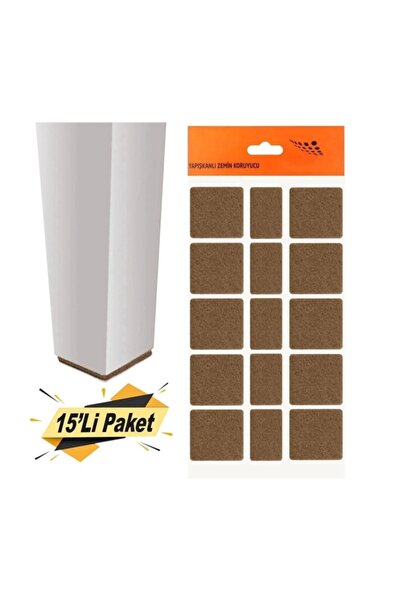 Genel Markalar Nobel Yapışkanlı Kare Masa Sandalye Keçesi Zemin Koruyucu Keçe