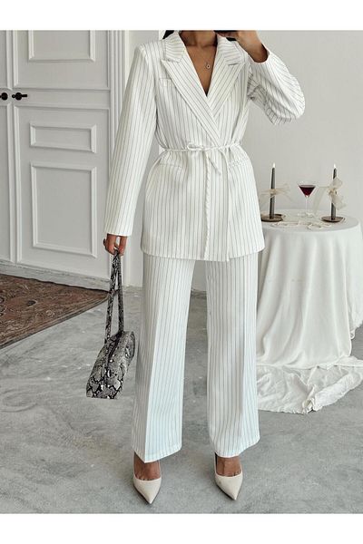 mydukkan.co Waist Binding Line Blazer Jacket